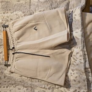 Men's Alphalete shorts. Size medium. Ivory.